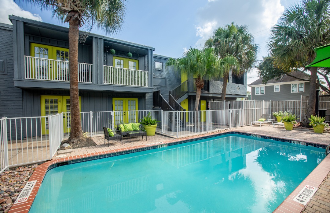 apartment building pool