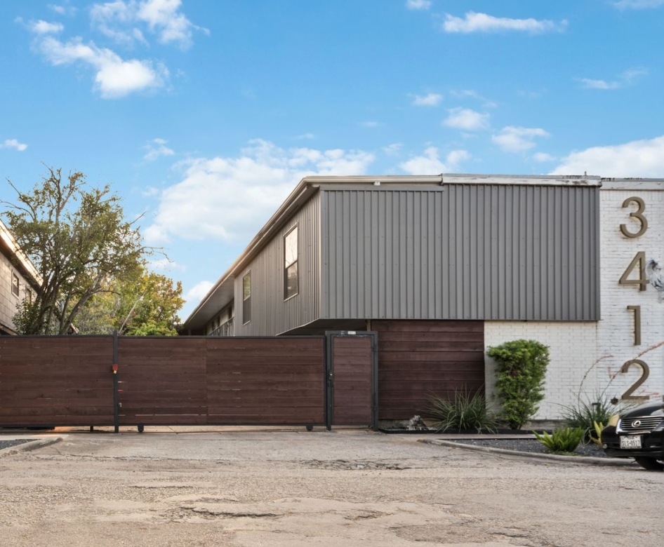 the front of a building